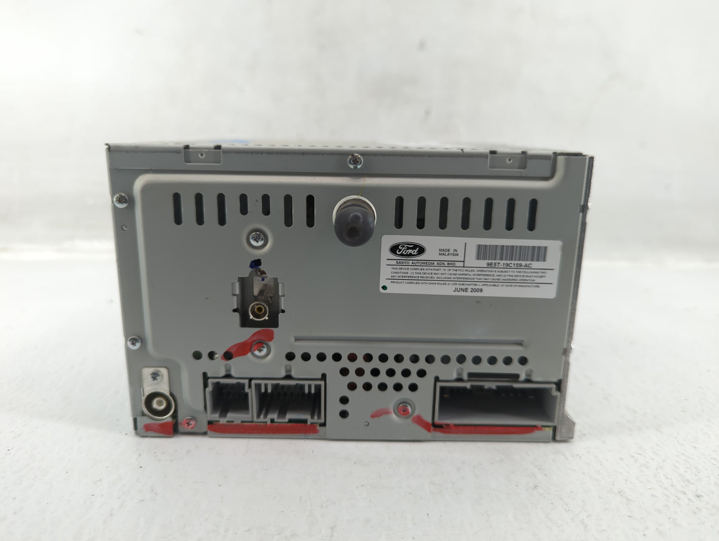 2010 Ford Fusion Radio AM FM Cd Player Receiver Replacement P/N:9E5T-19C159-AC Fits OEM Used Auto Parts - Oemusedautoparts1.