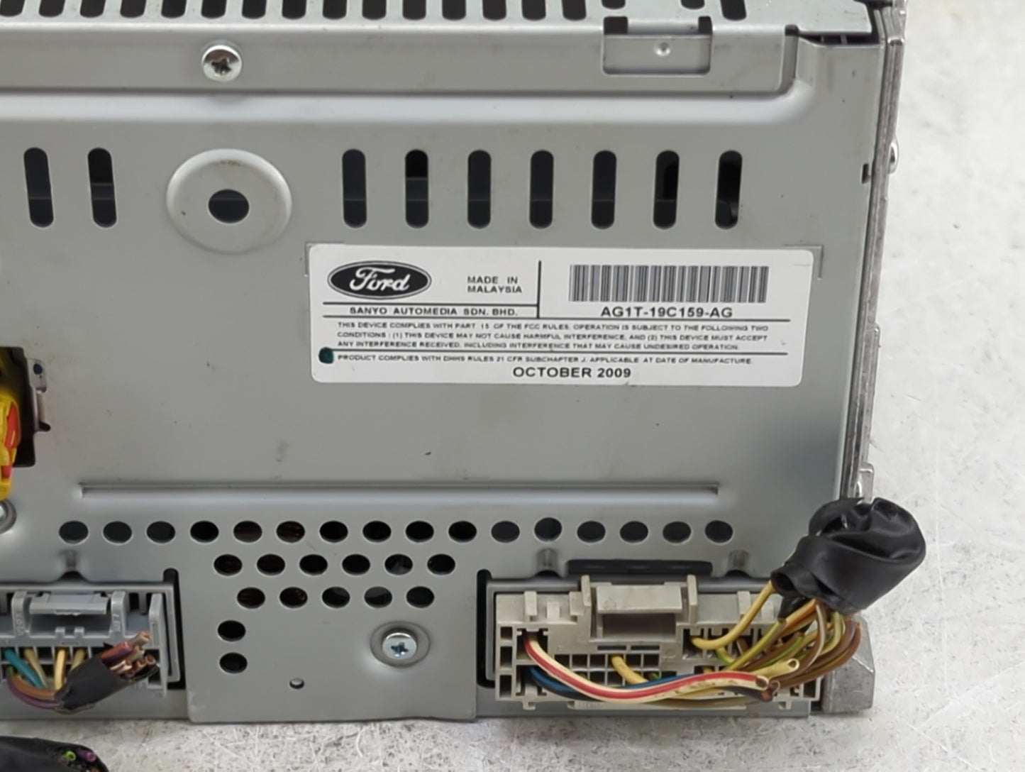 2010 Ford Taurus Radio AM FM Cd Player Receiver Replacement P/N:AG1T-19C159-AG Fits OEM Used Auto Parts - Oemusedautoparts1.