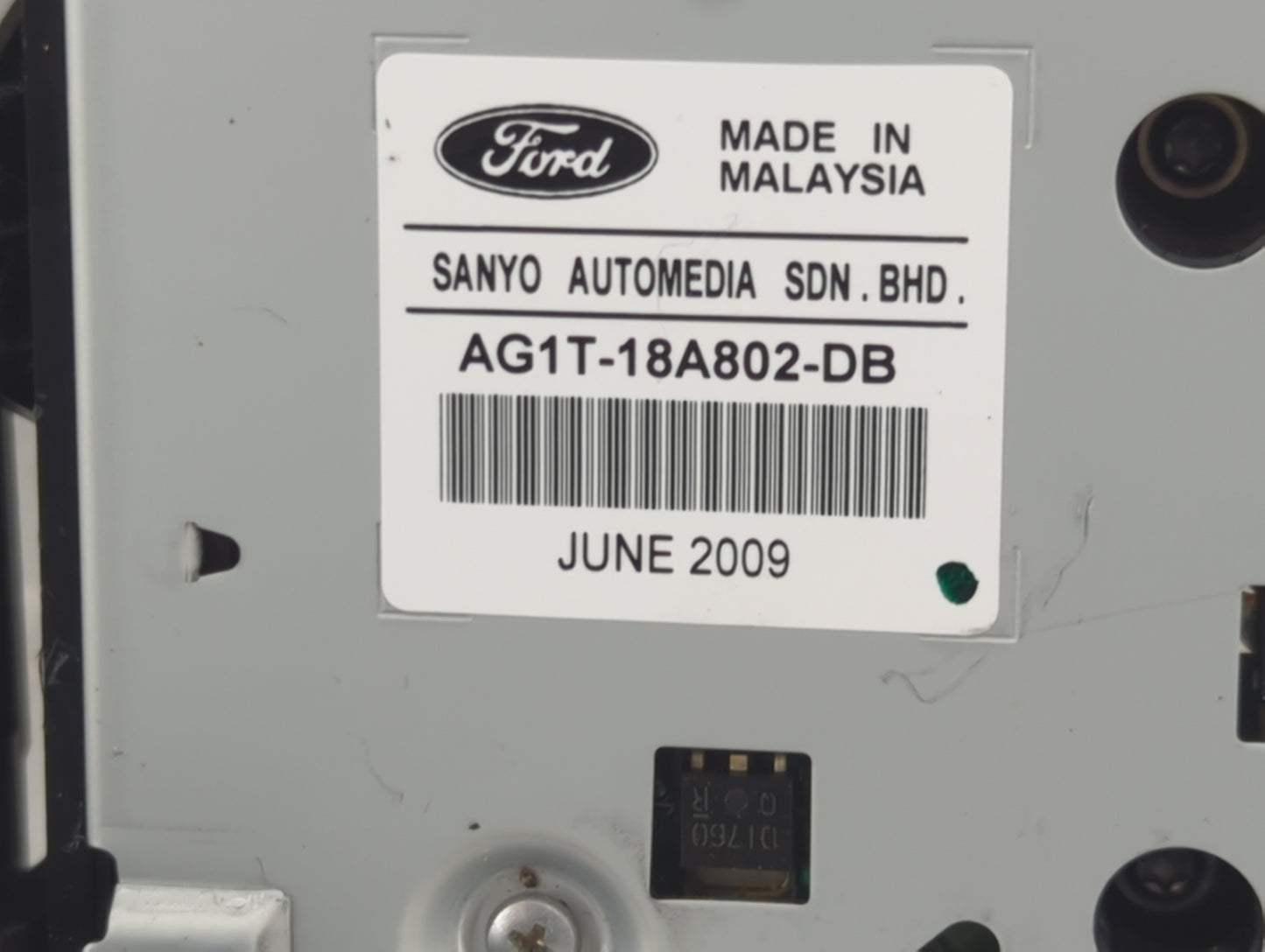 2010 Ford Taurus Climate Control Module Temperature AC/Heater Replacement P/N:AG1T-18A802-DB Fits OEM Used Auto Parts - Oemu