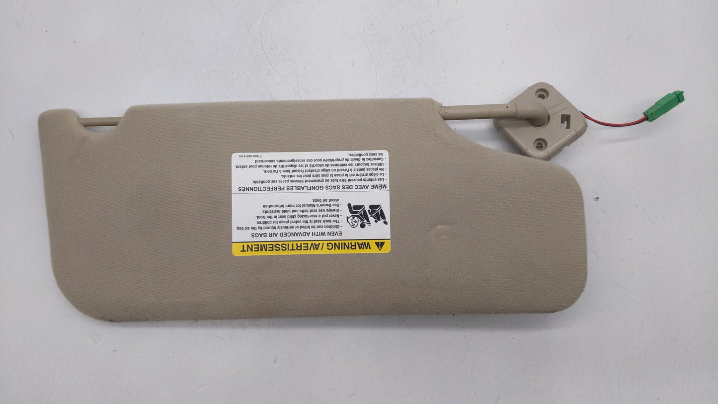 2010-2011 Ford Taurus Sun Visor Shade Replacement Driver Left Mirror Fits Fits 2010 2011 OEM Used Auto Parts - Oemusedautopa