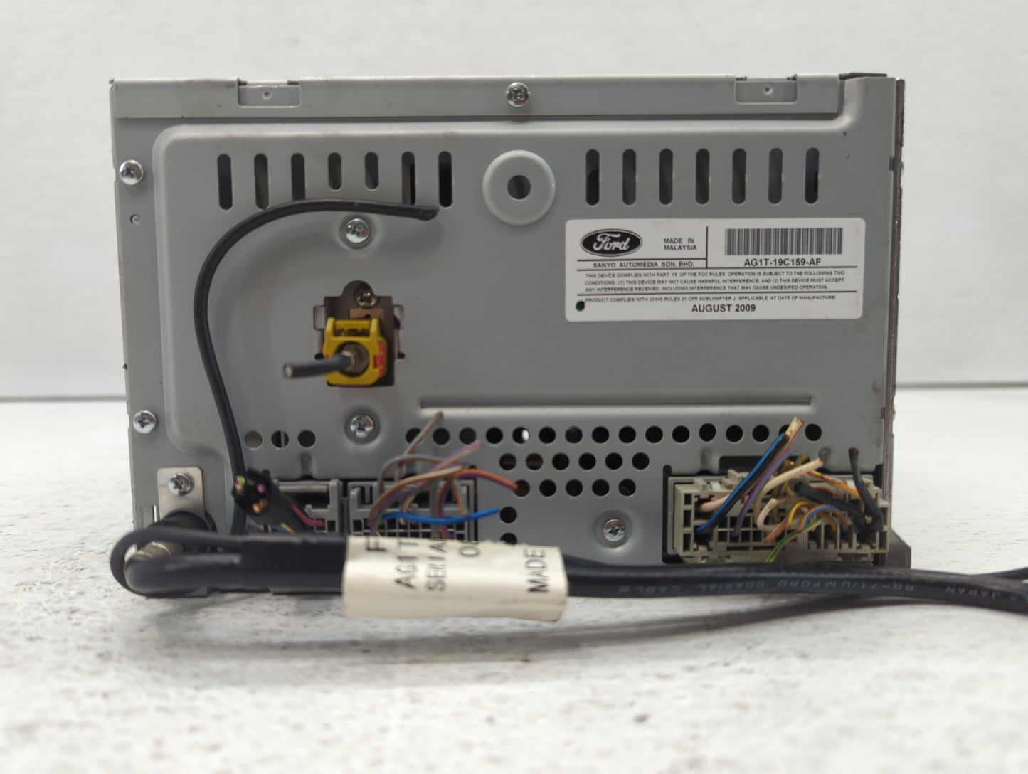 2010 Ford Taurus Radio AM FM Cd Player Receiver Replacement P/N:AG1T-19C157-AF AG1T-19C157-AG Fits OEM Used Auto Parts - Oem