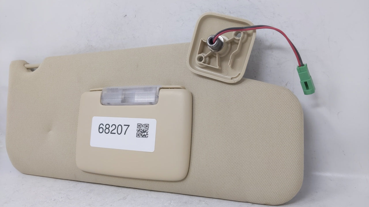2010 Ford Taurus Sun Visor Shade Replacement Passenger Right Mirror Fits OEM Used Auto Parts - Oemusedautoparts1.com