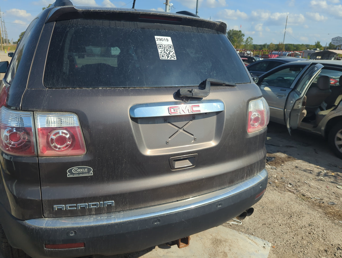 2009-2012 Gmc Acadia Trunk/decklid/hatch/tailgate Oem - Oemusedautoparts1.com