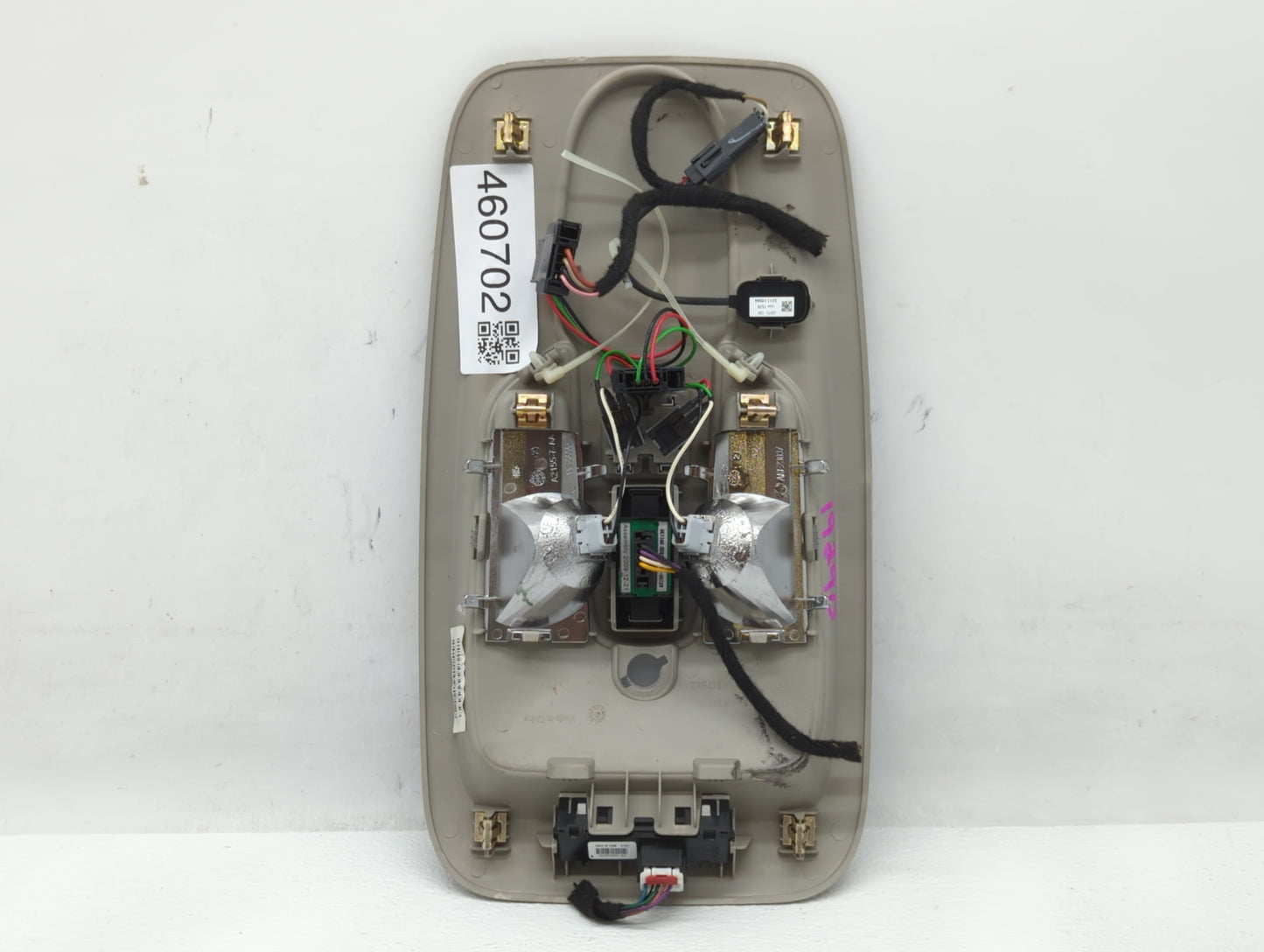 2010-2011 Gmc Terrain Overhead Console W/rear Climate Control Grey - Oemusedautoparts1.com