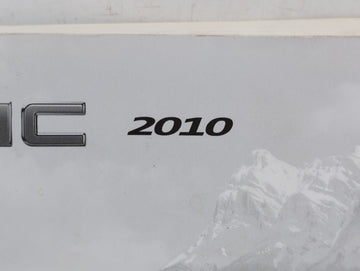 2010 Gmc Terrain Owners Manual Book Guide P/N:25798563 A OEM Used Auto Parts
