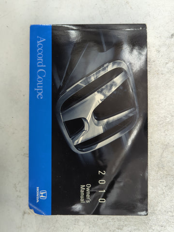 2010 Honda Accord Owners Manual Book Guide P/N:31TE0620 00X31-TE0-6201 OEM Used Auto Parts