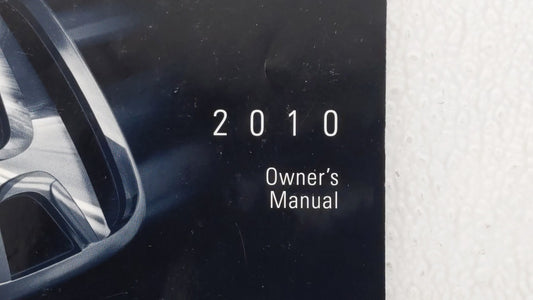 2010 Honda Accord Owners Manual Book Guide P/N:00X31-TA5-6201 OEM Used Auto Parts