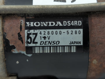 2007-2011 Honda Civic Car Starter Motor Solenoid OEM P/N:428000-5280 Fits Fits 2007 2008 2009 2010 2011 OEM Used Auto Parts