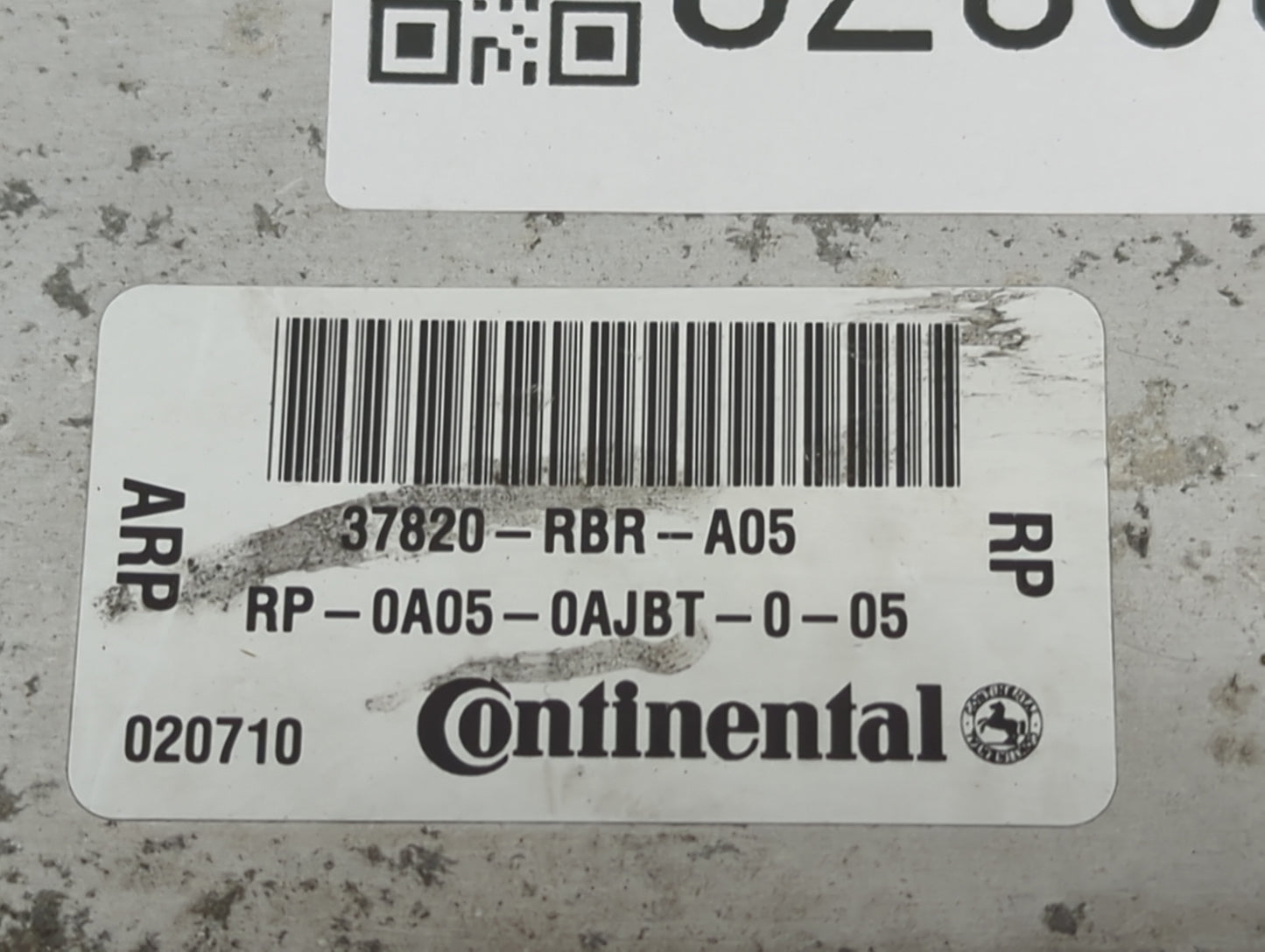 2010 Honda Crosstour PCM Engine Control Computer ECU ECM PCU OEM P/N:37820-RBR-A05 RP-0A05-0AJBT-0-05 Fits OEM Used Auto Par