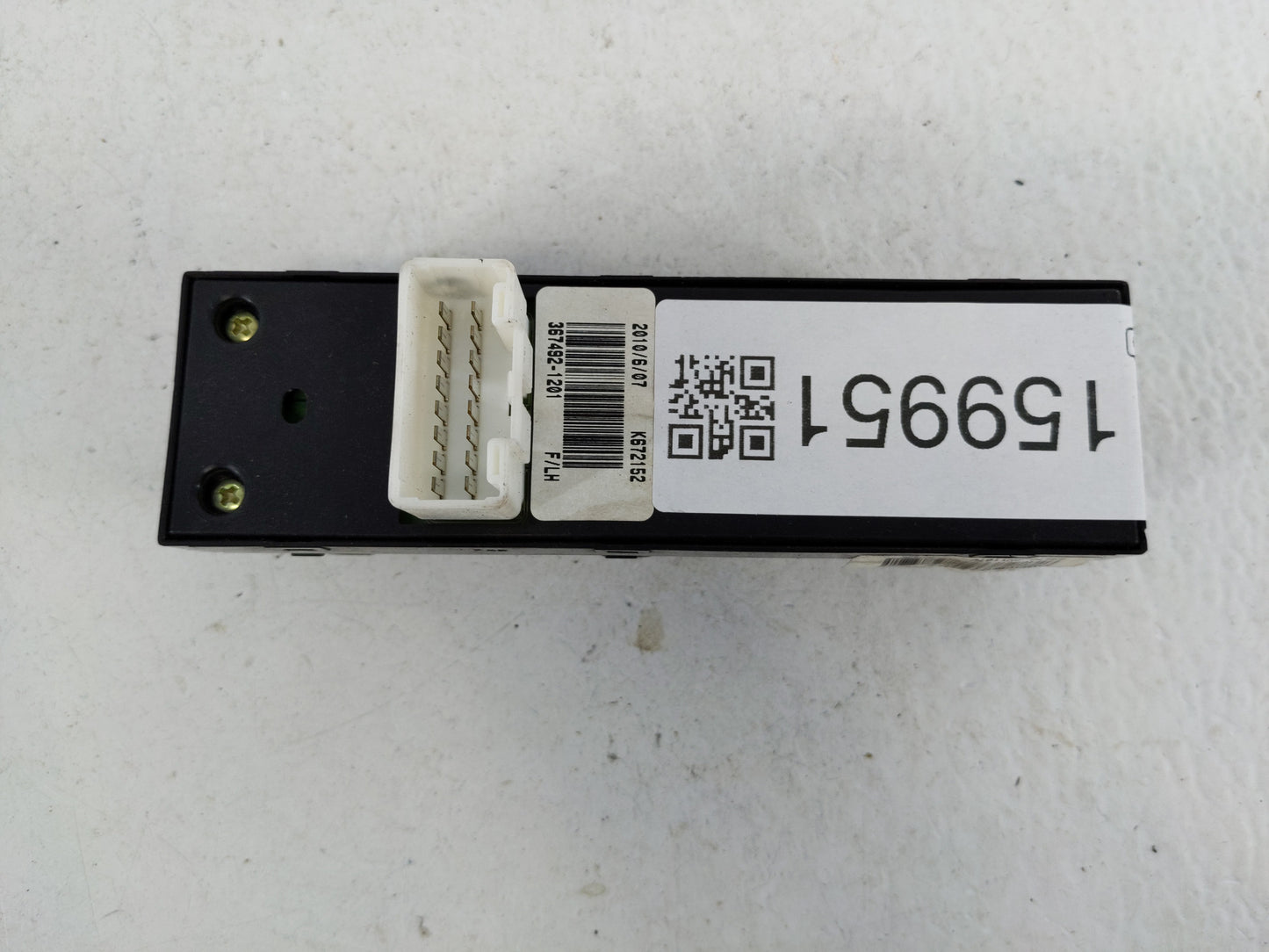 2007-2010 Hyundai Elantra Master Power Window Switch Replacement Driver Side Left P/N:367492-1201 Fits Fits 2007 2008 2009 2