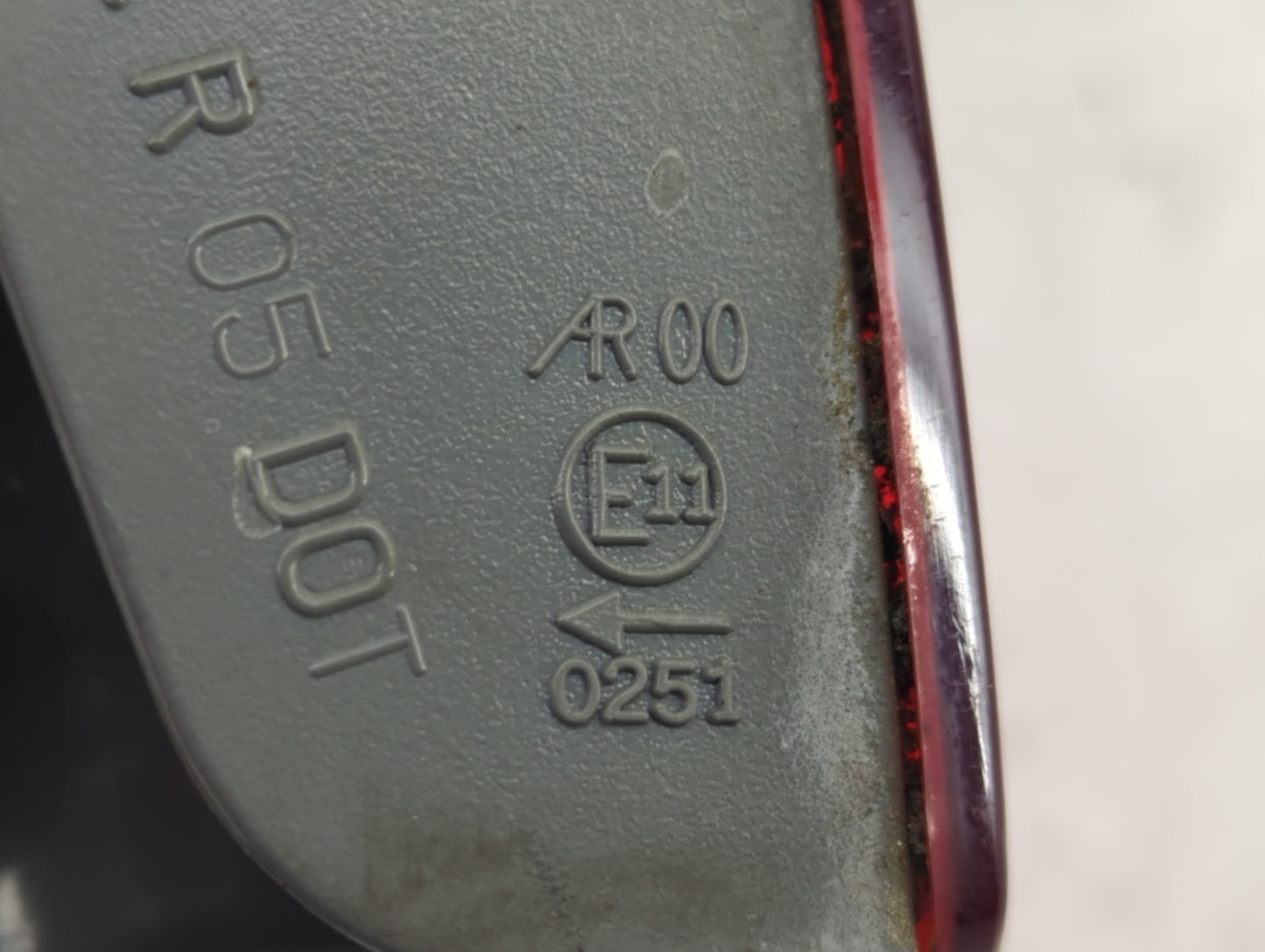 2007-2010 Hyundai Elantra Tail Light Assembly Passenger Right OEM P/N:E110251 Fits Fits 2007 2008 2009 2010 OEM Used Auto Pa