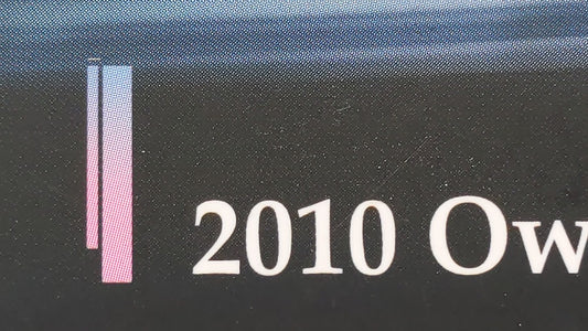 2010 Hyundai Elantra Owners Manual Book Guide OEM Used Auto Parts