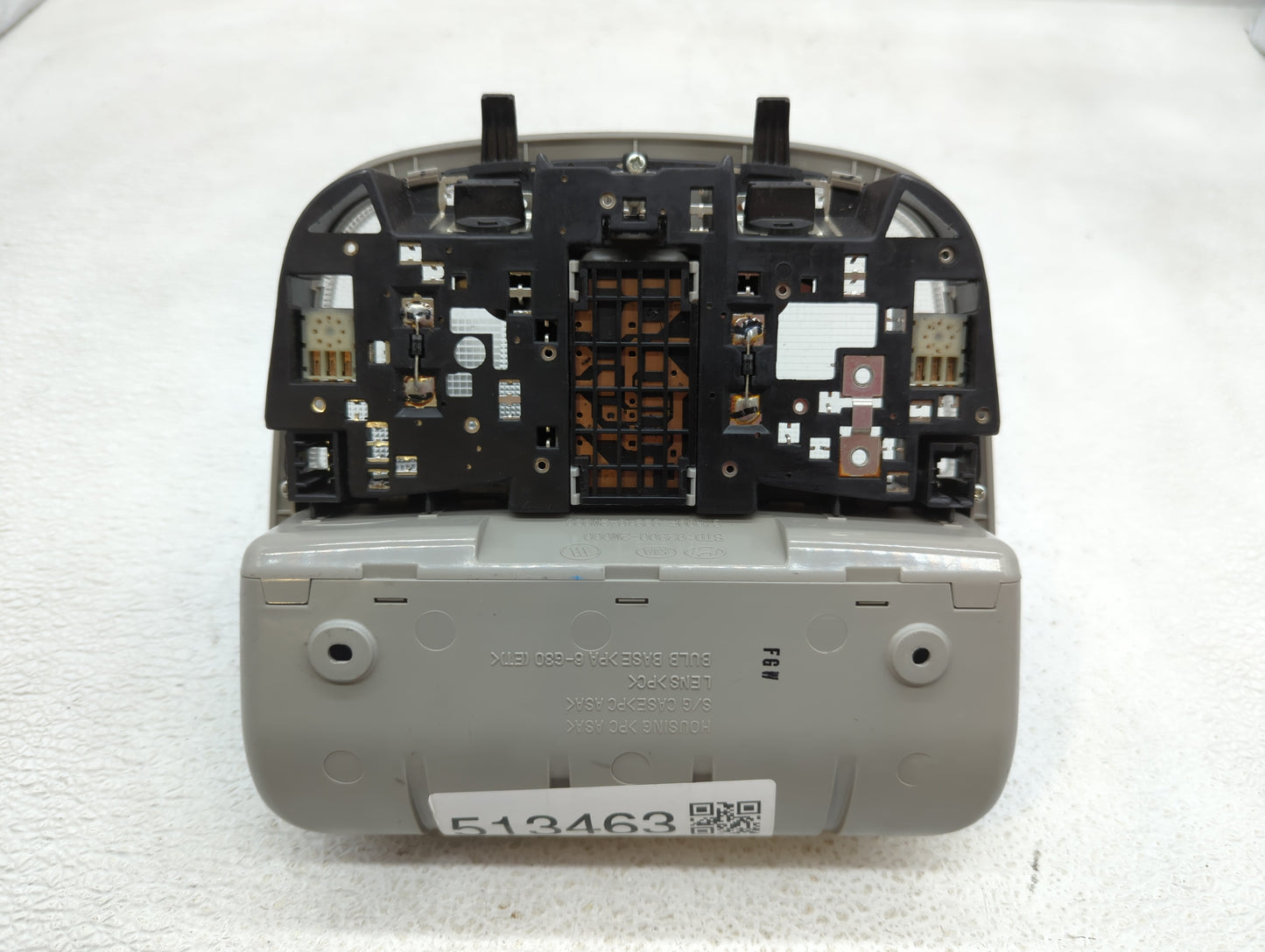 2010 Hyundai Genesis Overhead Roof Console Grey - Oemusedautoparts1.com