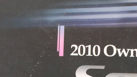 2010 Hyundai Santa Fe Owners Manual Book Guide OEM Used Auto Parts