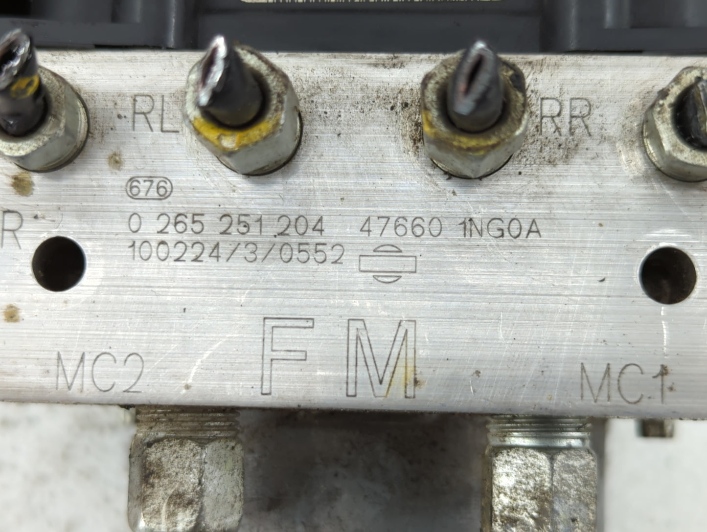 2009-2010 Infiniti G37 ABS Pump Control Module Replacement P/N:47660 1NG0A Fits Fits 2009 2010 OEM Used Auto Parts - Oemused