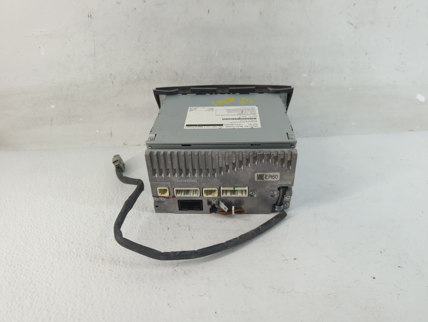 2009-2010 Infiniti M35 Radio AM FM Cd Player Receiver Replacement P/N:86201AJ60A Fits Fits 2009 2010 OEM Used Auto Parts - O