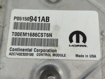 2007-2010 Jeep Compass PCM Engine Control Computer ECU ECM PCU OEM P/N:05150941AB Fits Fits 2007 2008 2009 2010 OEM Used Auto Parts