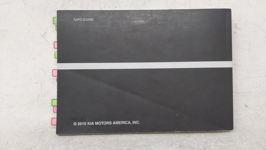 2010 Kia Sorento Owners Manual Book Guide OEM Used Auto Parts