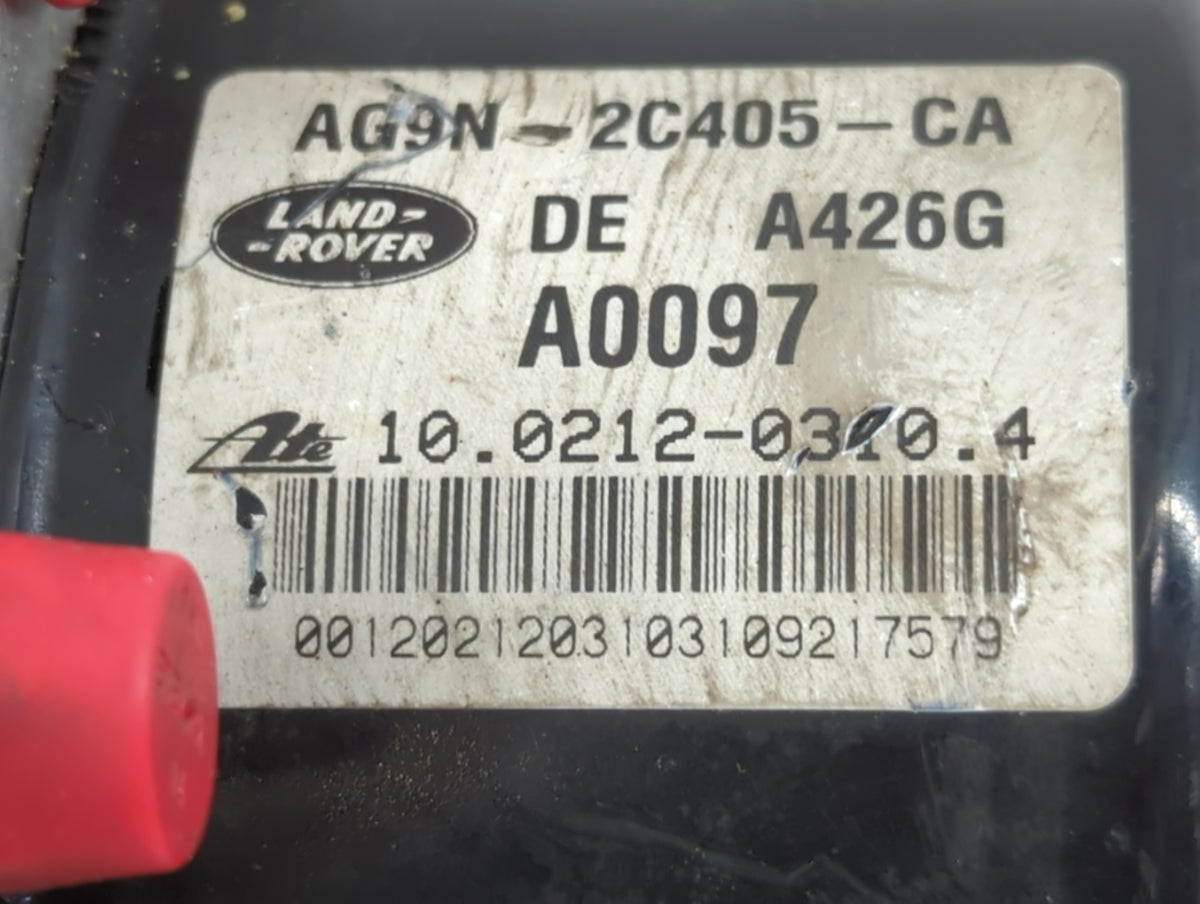 2010 Land Rover Lr2 Anti-Lock Brake ABS Pump Module Actuator OEM P/N:AG9N-2C405-CA Fits OEM Used Auto Parts - Oemusedautopar
