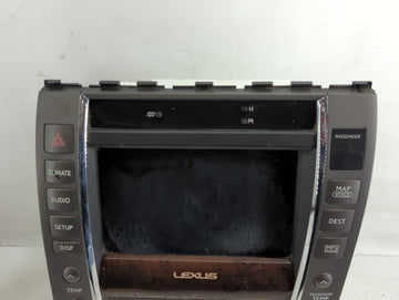 2010 Lexus Es350 Radio AM FM Cd Player Receiver Replacement P/N:468200-1422 86805-60131 Fits OEM Used Auto Parts