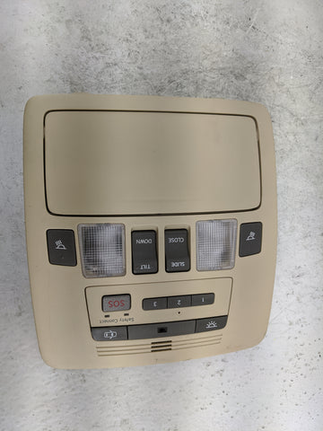 2007-2010 Lexus Es350 Overhead Roof Console Tan