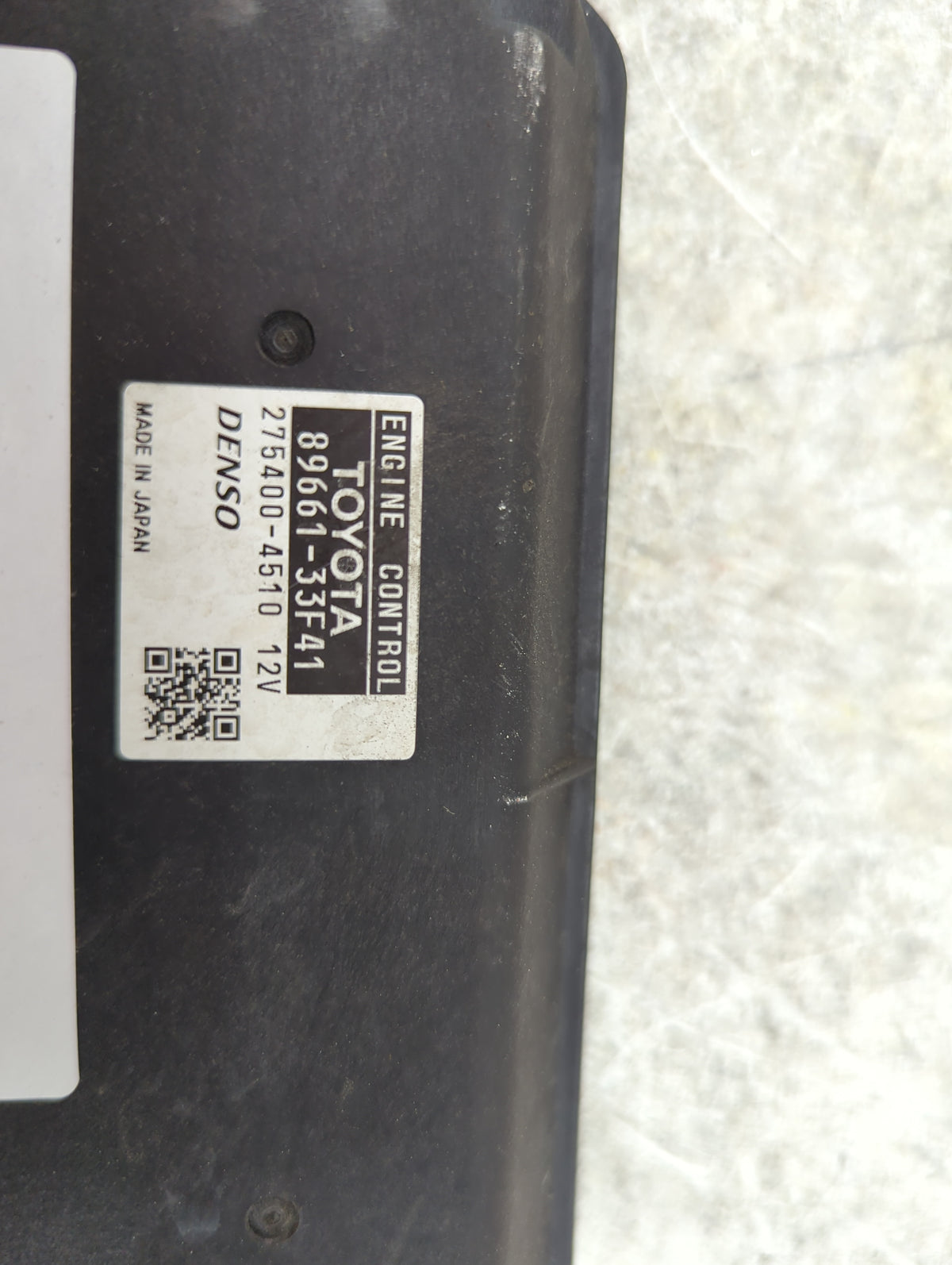 2010 Lexus Es350 PCM Engine Control Computer ECU ECM PCU OEM P/N:89661-33F41 275400-4510 Fits OEM Used Auto Parts - Oemuseda