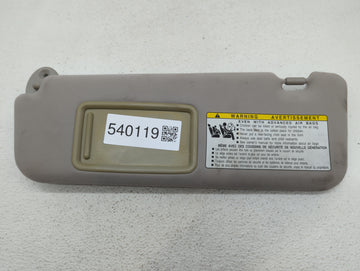 2010-2011 Lexus Es350 Sun Visor Shade Replacement Driver Left Mirror Fits Fits 2010 2011 OEM Used Auto Parts