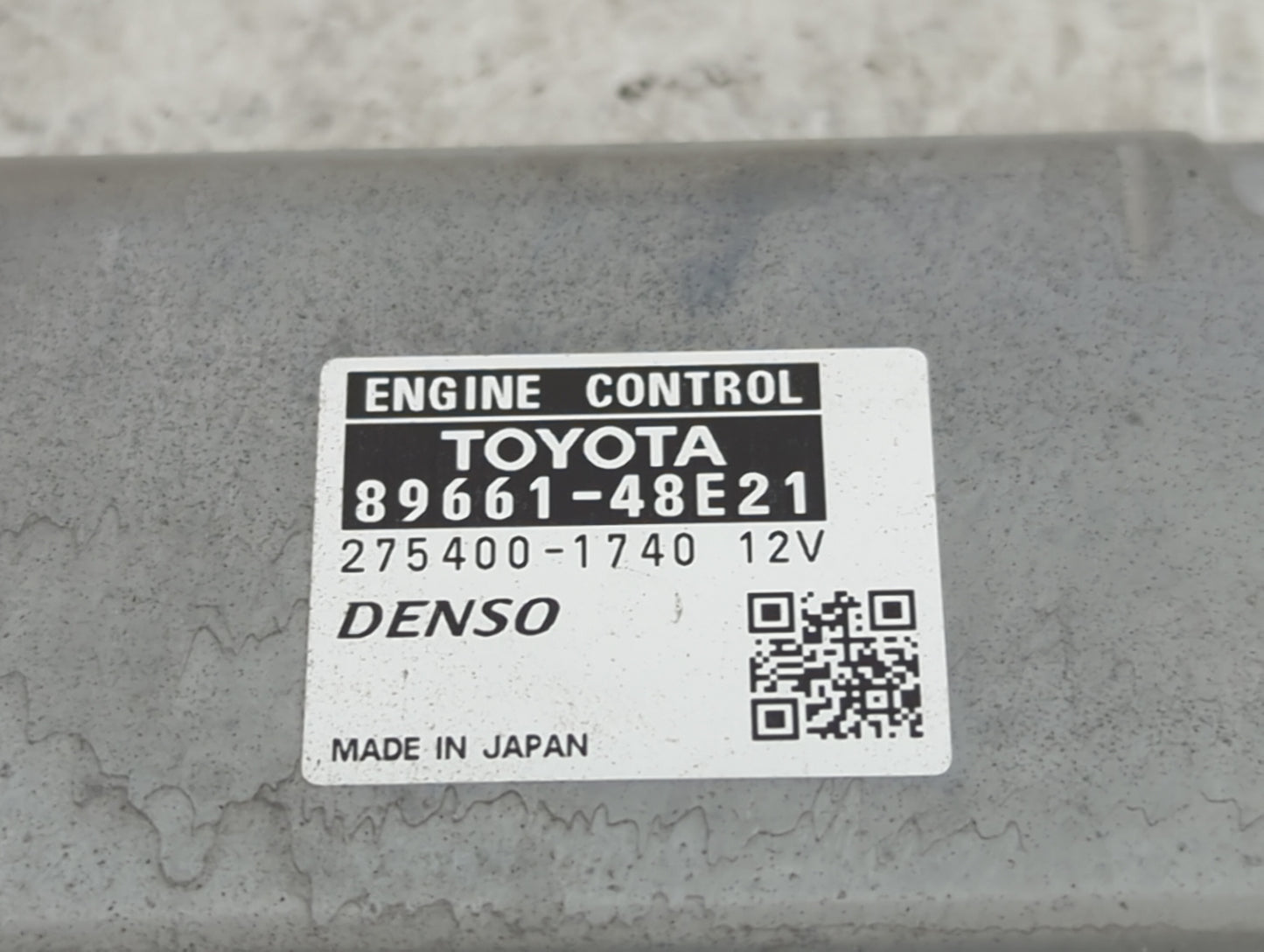 2010 Lexus Rx450 PCM Engine Control Computer ECU ECM PCU OEM P/N:89661-48E21 275400-1740 Fits OEM Used Auto Parts - Oemuseda