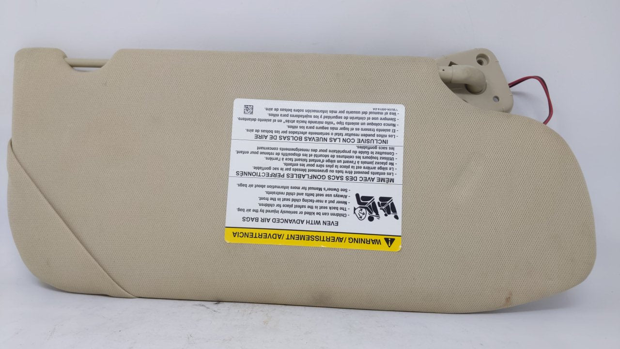 2010 Lincoln Mkt Sun Visor Shade Replacement Driver Left Mirror Fits OEM Used Auto Parts - Oemusedautoparts1.com