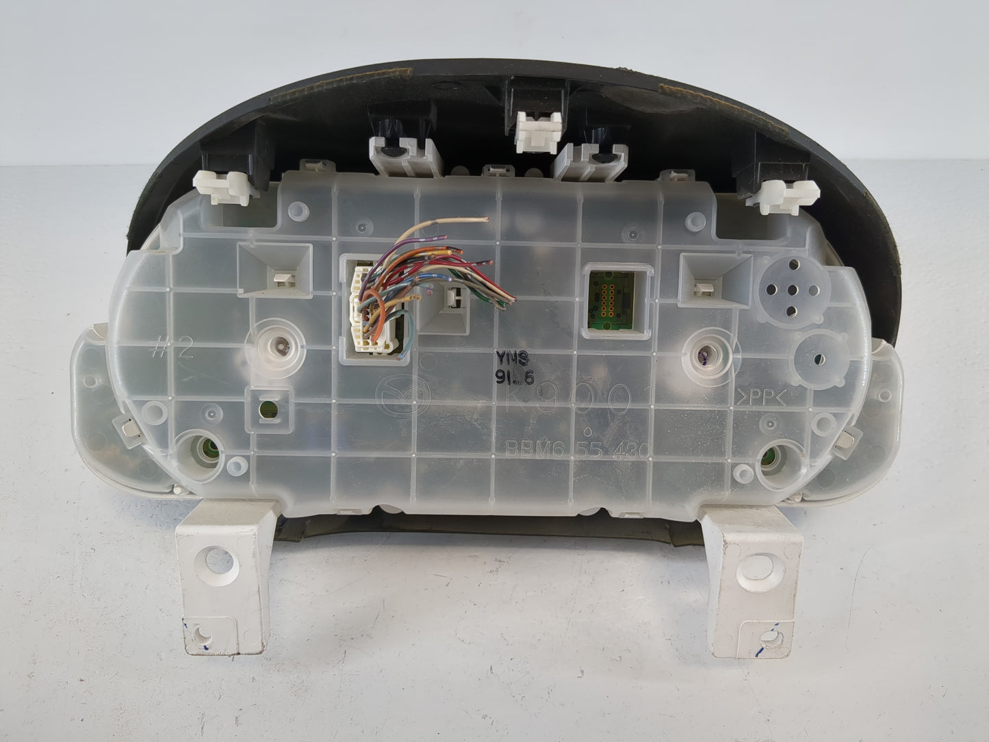 2010-2011 Mazda 3 Instrument Cluster Speedometer Gauges P/N:BBM6 55 430 Fits Fits 2010 2011 OEM Used Auto Parts - Oemusedaut