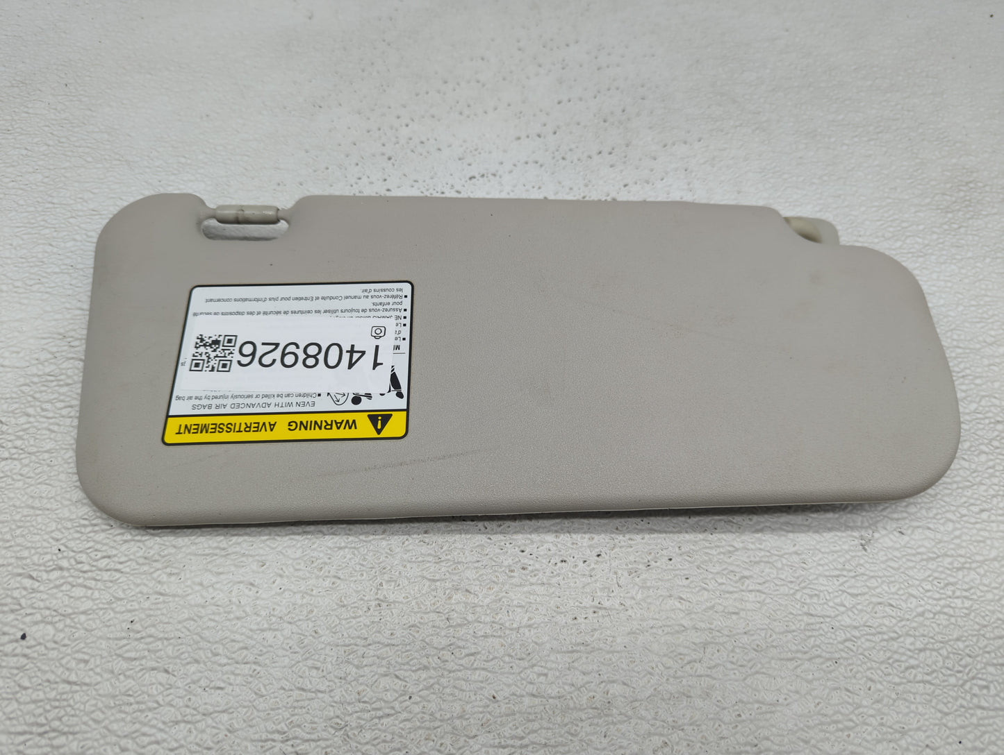 2010-2013 Mazda 3 Sun Visor Shade Replacement Driver Left Mirror Fits Fits 2010 2011 2012 2013 OEM Used Auto Parts - Oemused