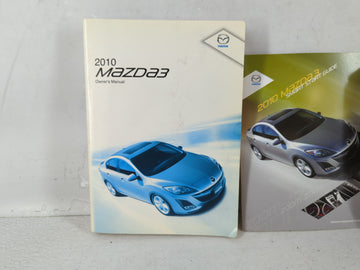 2010 Mazda 3 Owners Manual Book Guide P/N:9999-95-038C-10R3 8AR3-EA-09E OEM Used Auto Parts