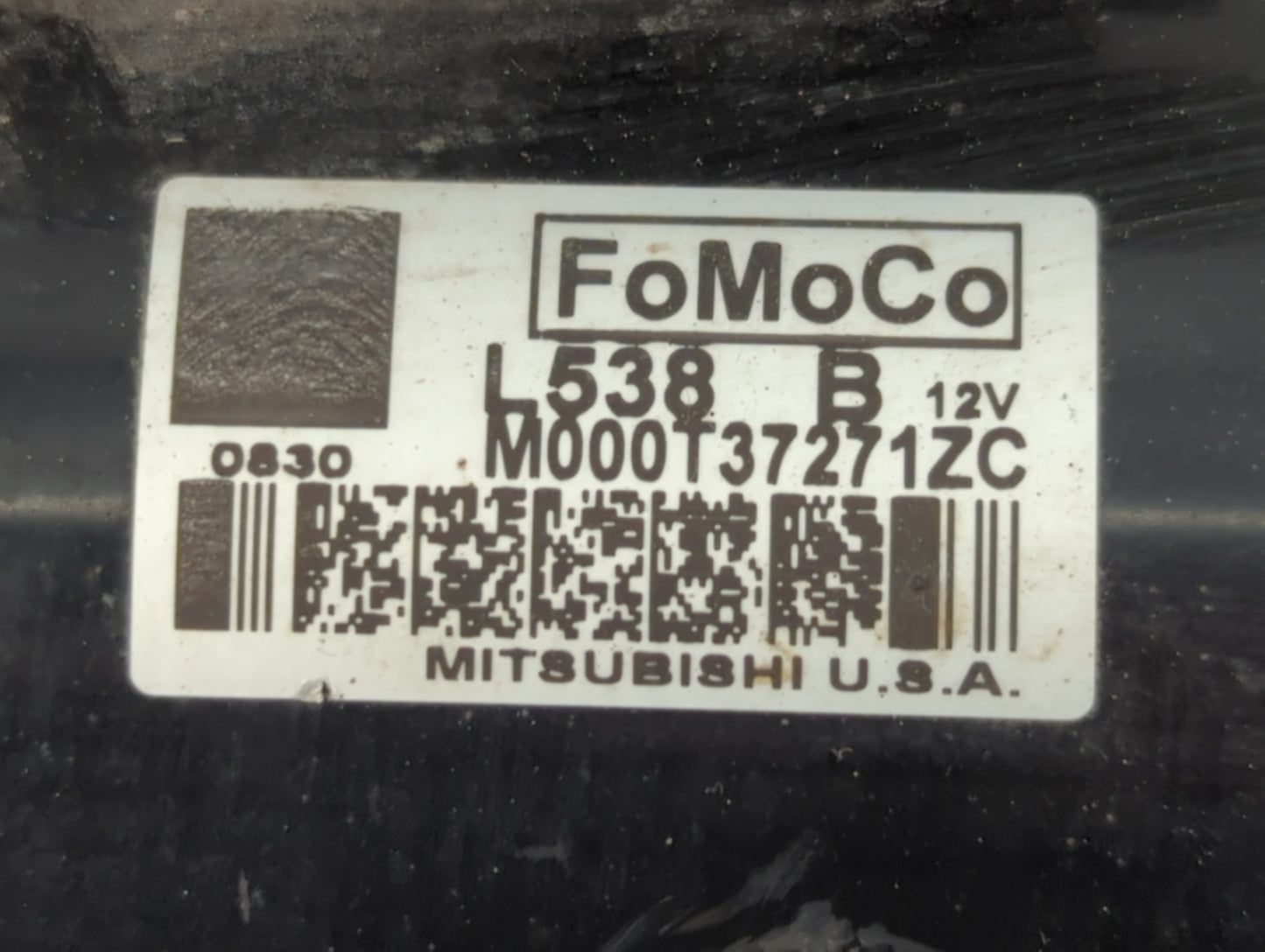 2010-2013 Mazda 6 Car Starter Motor Solenoid OEM P/N:M000T37271ZC Fits Fits 2010 2011 2012 2013 OEM Used Auto Parts - Oemuse