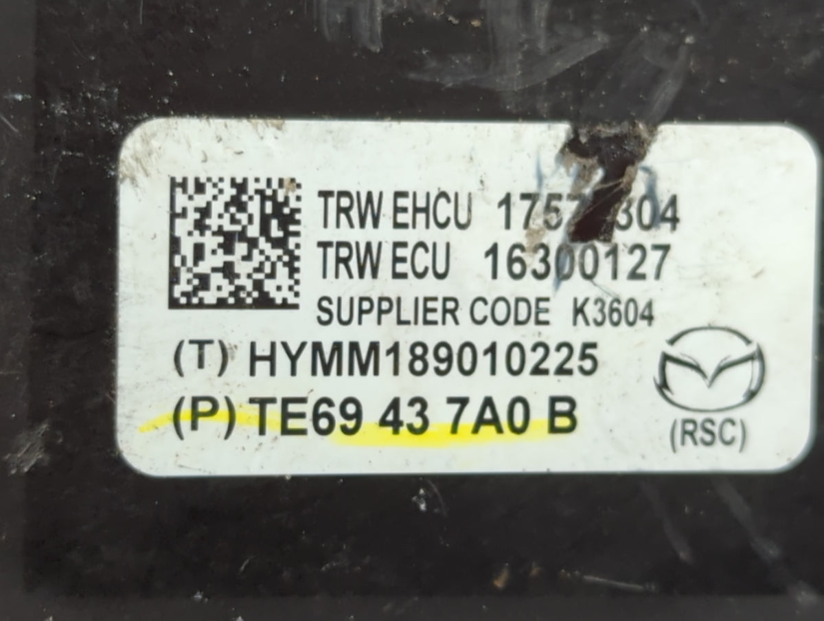 2010-2012 Mazda Cx-9 Anti-Lock Brake ABS Pump Module Actuator OEM P/N:TE69 43 7A0 B Fits Fits 2010 2011 2012 OEM Used Auto P