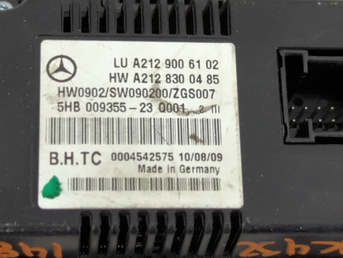 2010 Mercedes-Benz E350 Climate Control Module Temperature AC/Heater Replacement P/N:A212 830 04 85 A212 900 61 02 Fits OEM