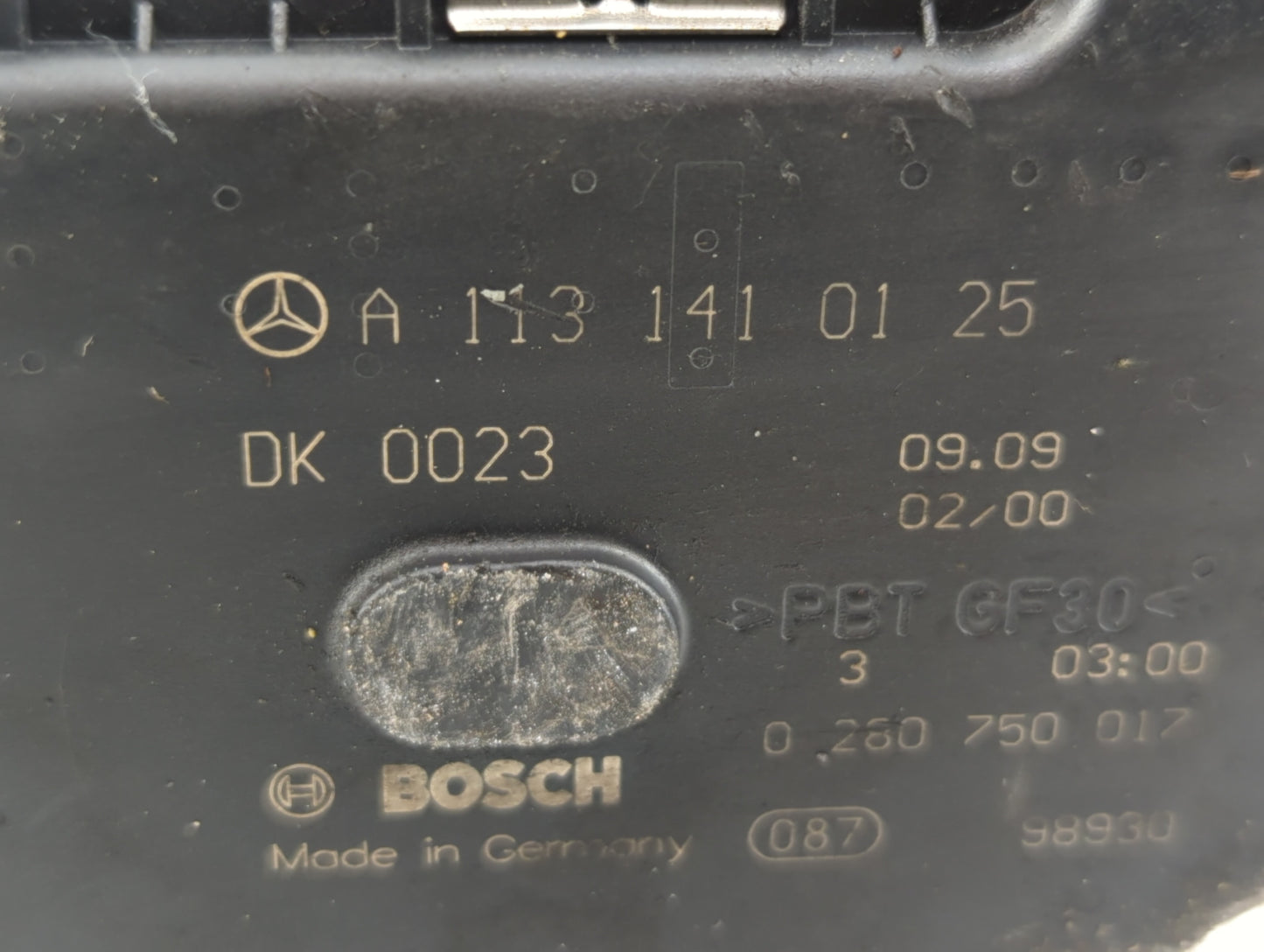 2007-2011 Mercedes-Benz E350 Throttle Body P/N:A1131410125 0280750017 Fits Fits 2005 2006 2007 2008 2009 2010 2011 2012 2013
