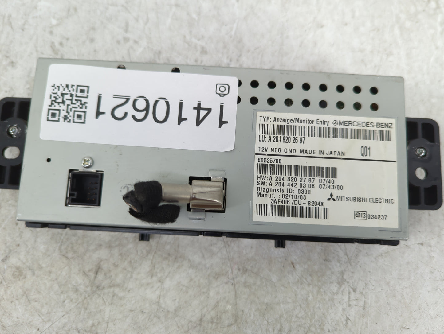 2010-2012 Mercedes-benz Glk350 Information Display Screen 1410621 - Oemusedautoparts1.com