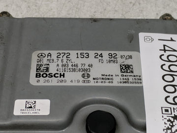2010 Mercedes C-Class PCM Engine Control Computer ECU ECM PCU OEM P/N:A2721532492 A0034467740, 0261209419 Fits Fits 2009 2011 2012 OEM Used Auto Parts