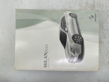 2010 Mercury Milan Owners Manual Book Guide P/N:AN7J19A321AA OEM Used Auto Parts
