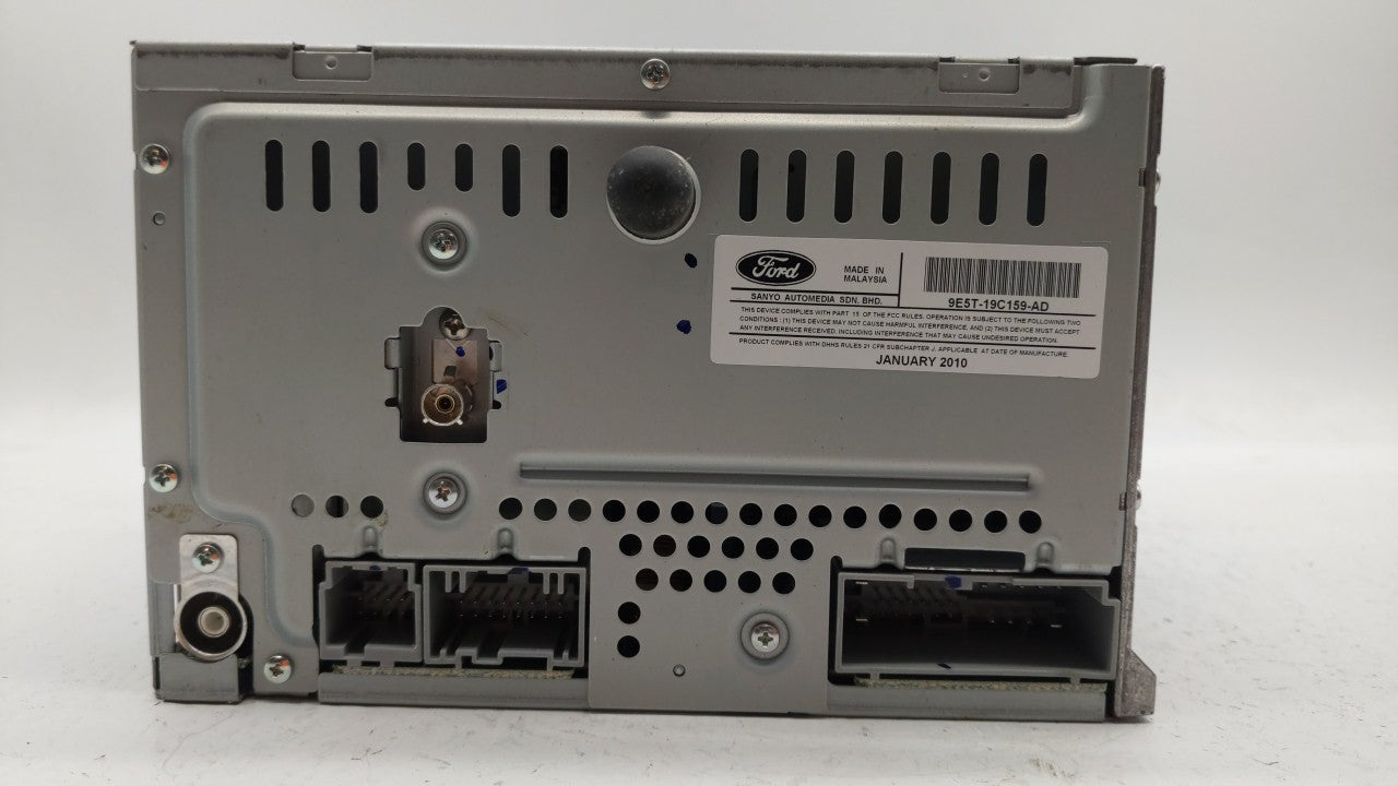 2010 Mercury Milan Radio AM FM Cd Player Receiver Replacement P/N:9E5T-19C159-AC 9E5T-19C159-AD Fits OEM Used Auto Parts - O