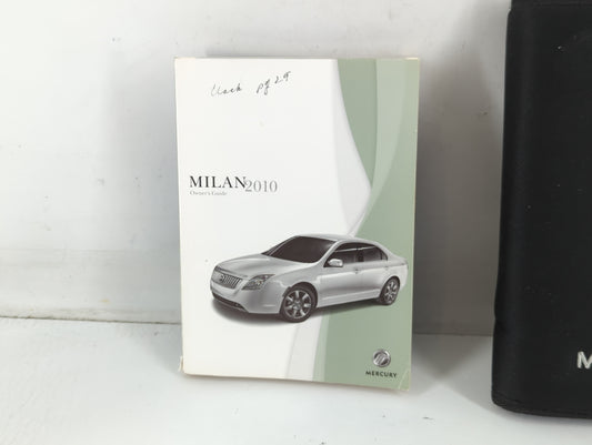 2010 Mercury Milan Owners Manual Book Guide P/N:AN7J 19A321 AB OEM Used Auto Parts