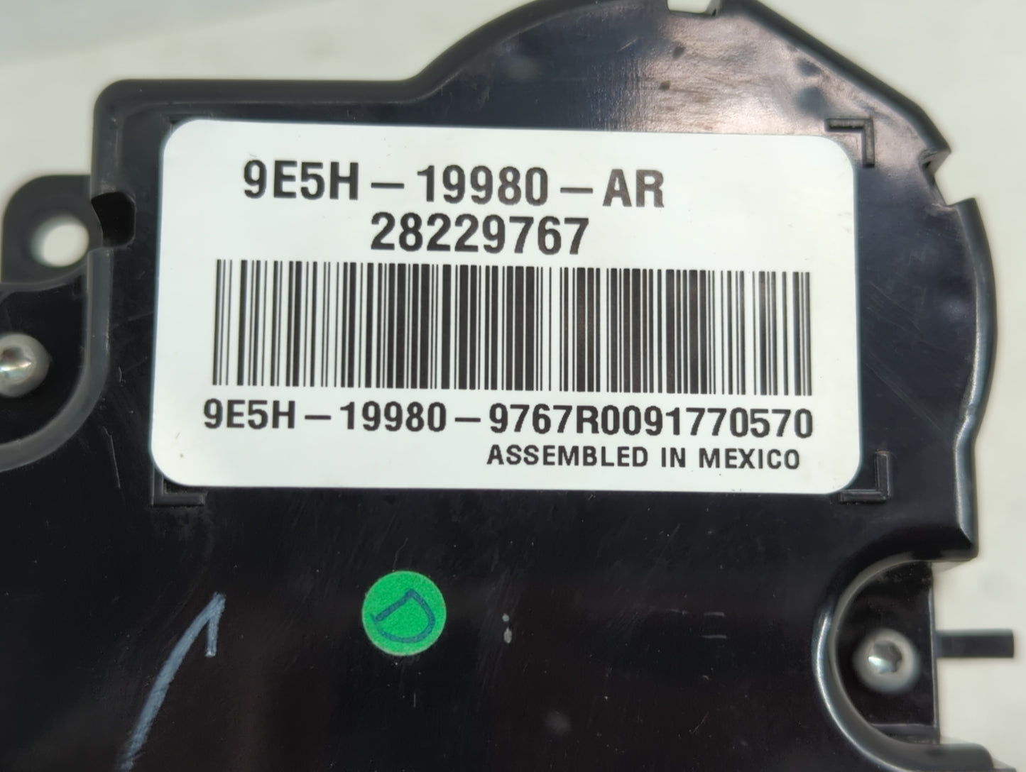 2010 Mercury Milan Climate Control Module Temperature AC/Heater Replacement Fits OEM Used Auto Parts - Oemusedautoparts1.com