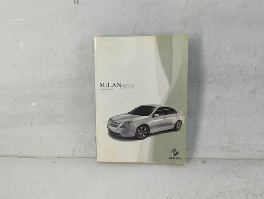 2010 Mercury Milan Owners Manual Book Guide P/N:AN7J 19A321 AB OEM Used Auto Parts