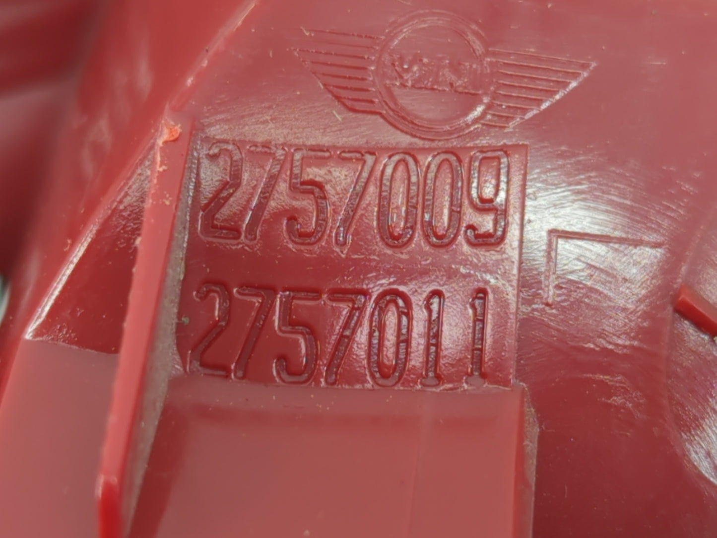 2010 Mini Cooper Tail Light Assembly Driver Left OEM P/N:2757011 2787009 Fits OEM Used Auto Parts - Oemusedautoparts1.com