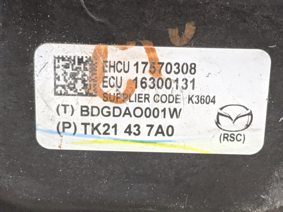 2010 Mini Cooper ABS Pump Control Module Replacement P/N:EHCU17570308 ECU16300131, BDGDAO001W, TK21437A0, K3604 Fits OEM Use