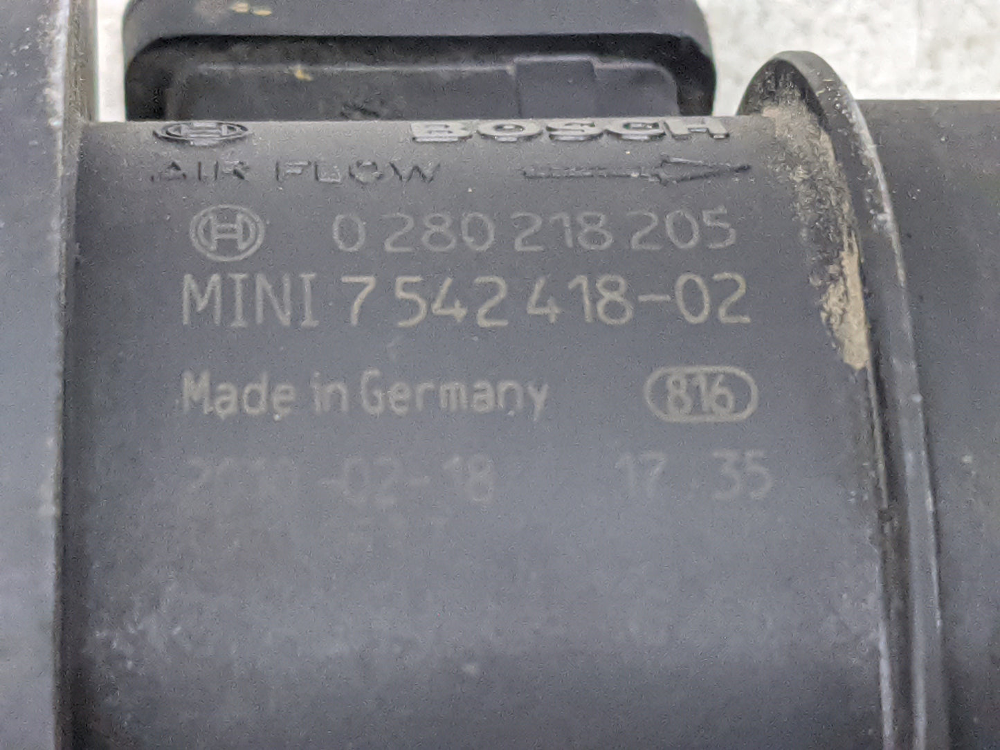 2008-2010 Mini Cooper Mass Air Flow Meter Maf 1486269 - Oemusedautoparts1.com