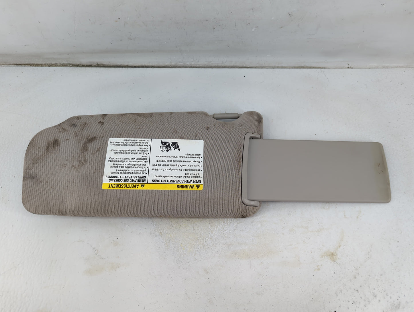 2010-2012 Nissan Altima Sun Visor Shade Replacement Passenger Right Mirror Fits Fits 2010 2011 2012 OEM Used Auto Parts - Oe