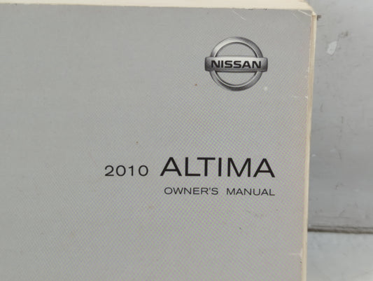 2010 Nissan Altima Owners Manual Book Guide P/N:OM0E-0L32U0 OEM Used Auto Parts