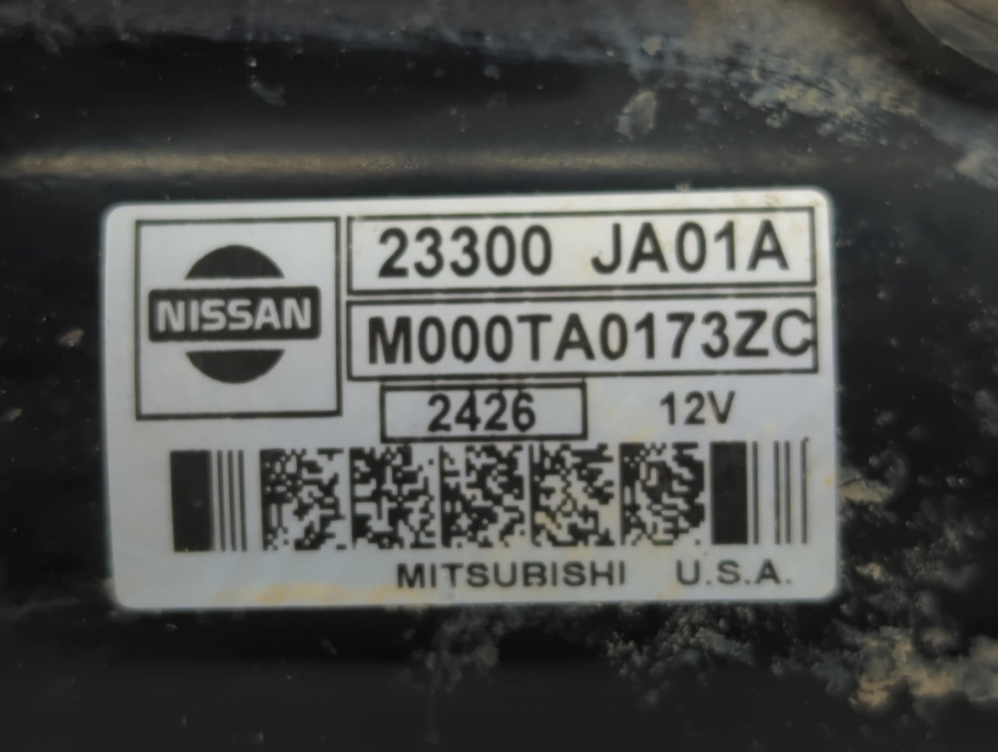 2009-2013 Nissan Altima Car Starter Motor Solenoid OEM P/N:23300 JA01A Fits Fits 2009 2010 2011 2012 2013 OEM Used Auto Part