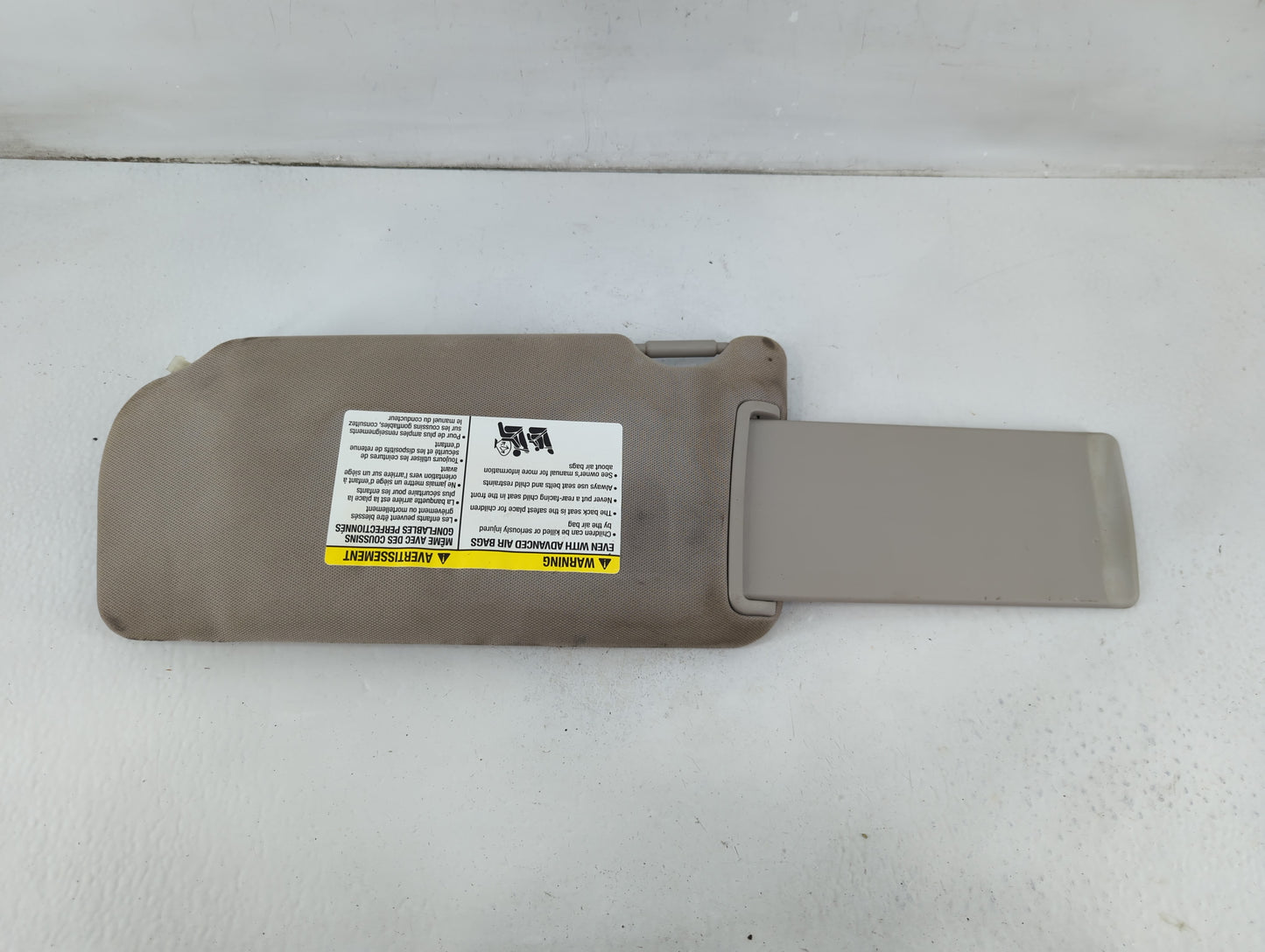 2010-2012 Nissan Altima Sun Visor Shade Replacement Passenger Right Mirror Fits Fits 2010 2011 2012 OEM Used Auto Parts - Oe